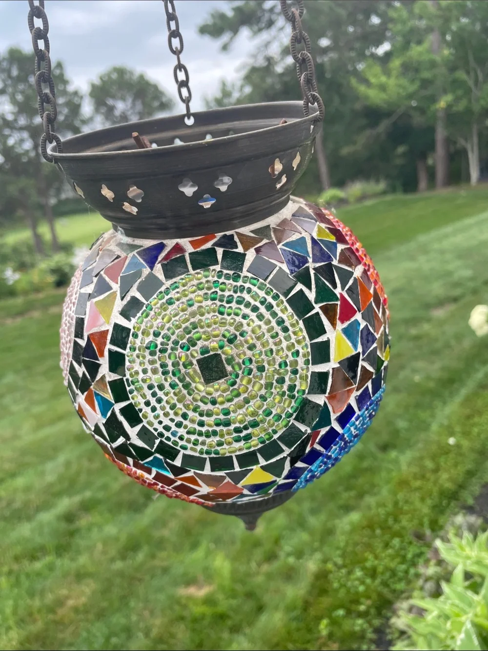 Turkish Moroccan Mosaic large lantern